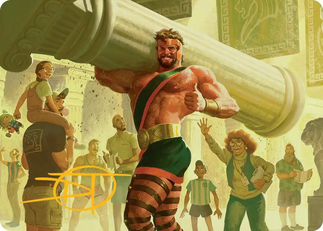 Hercules, Prince of Power Art Card (Gold-Stamped Signature) [Marvel Super Heroes Art Series] | L.A. Mood Comics and Games