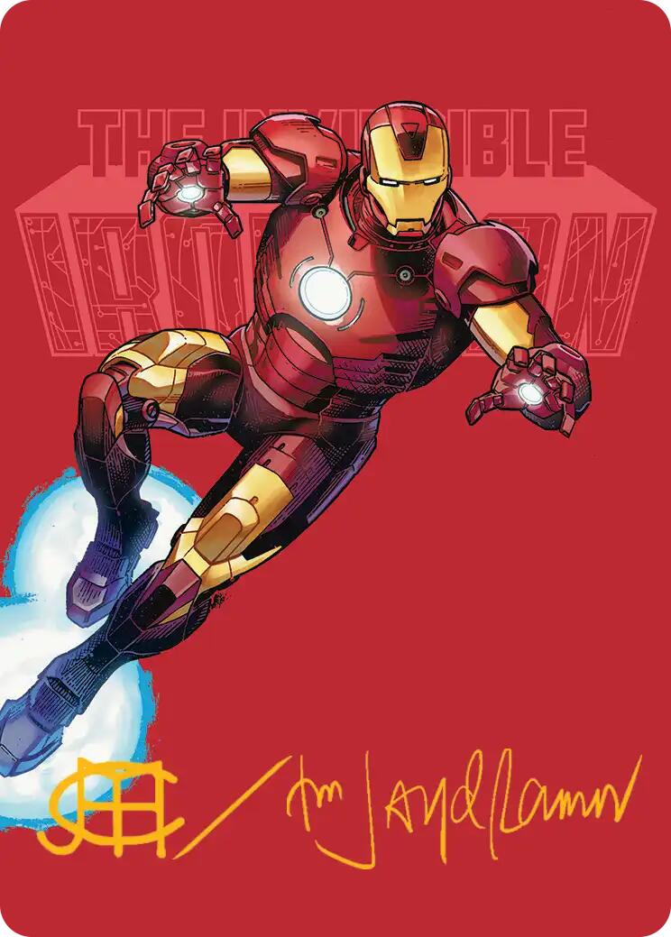 The Invincible Iron Man Art Card (Gold-Stamped Signature) [Marvel Super Heroes Art Series] | L.A. Mood Comics and Games