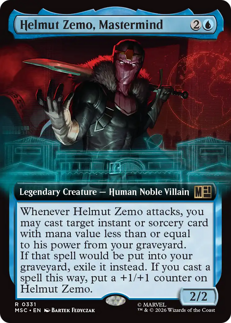 Helmut Zemo, Mastermind (Extended Art) [Marvel Super Heroes Commander] | L.A. Mood Comics and Games