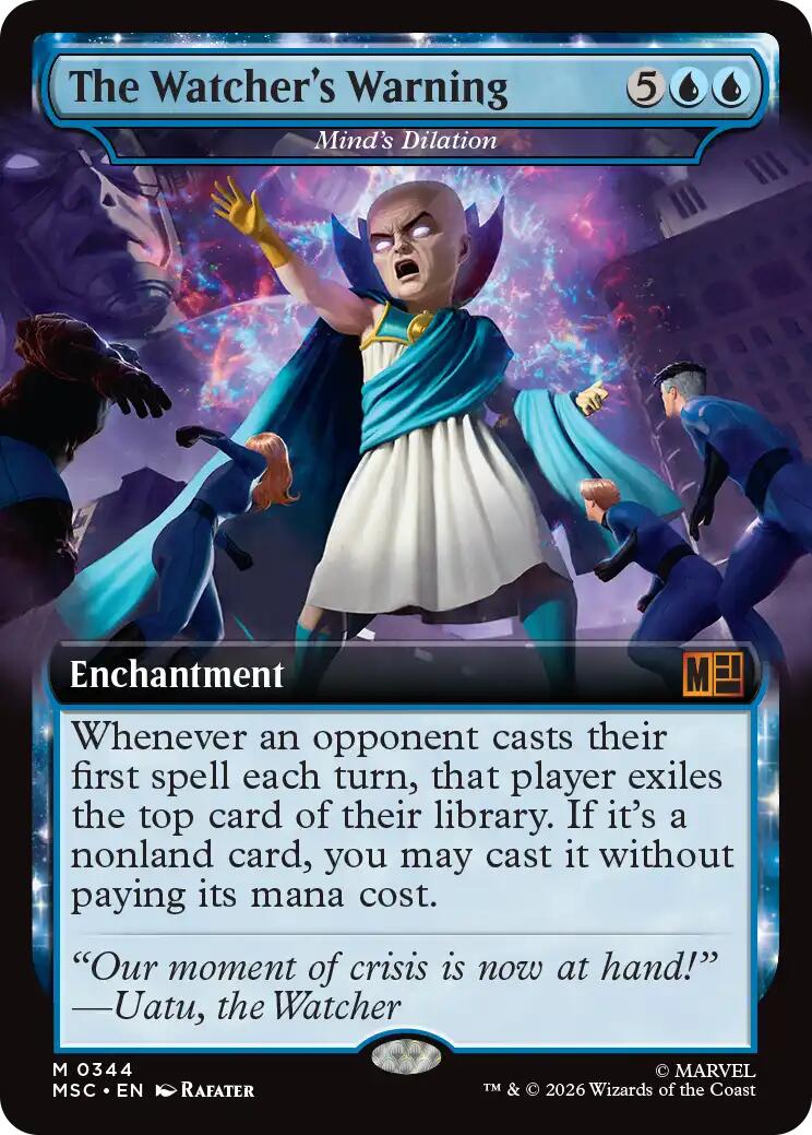 The Watcher's Warning - Mind's Dilation (Extended Art) [Marvel Super Heroes Commander] | L.A. Mood Comics and Games