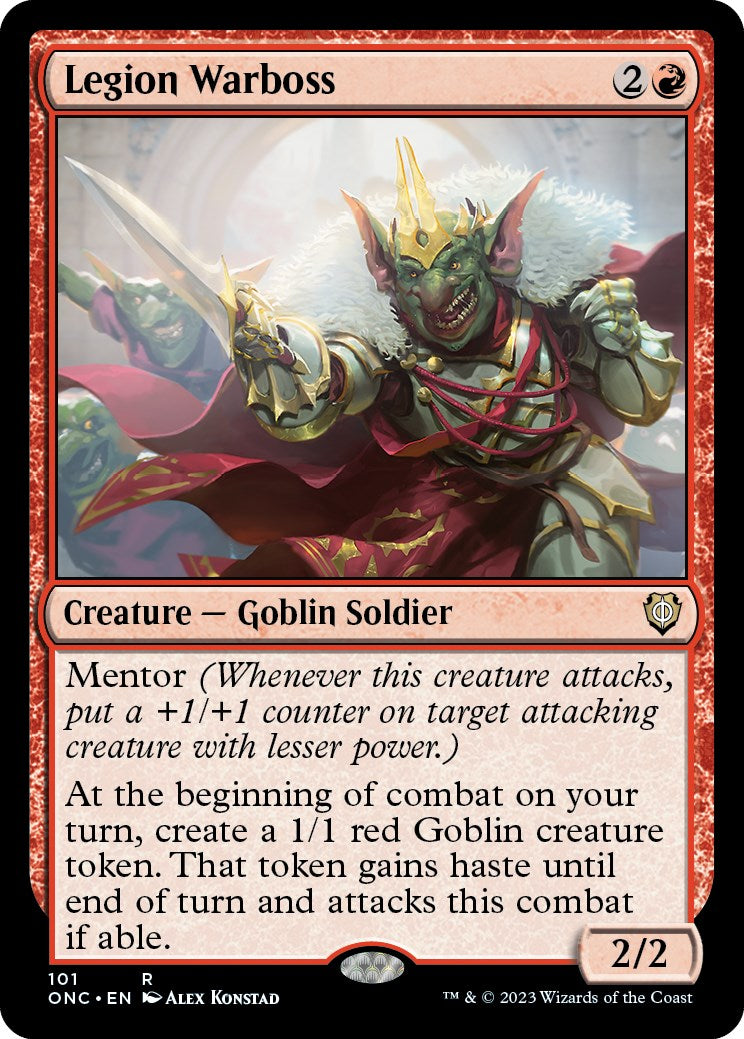 Legion Warboss [Phyrexia: All Will Be One Commander] | L.A. Mood Comics and Games