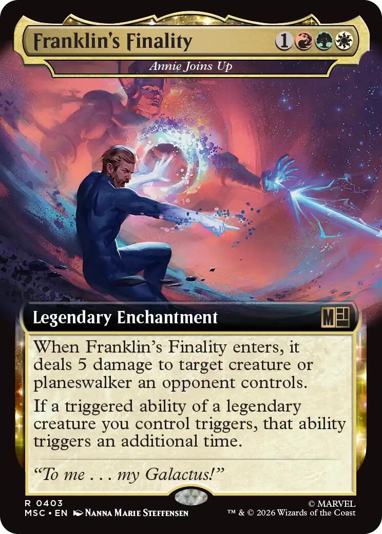 Franklin's Finality - Annie Joins Up (Extended Art) [Marvel Super Heroes Commander] | L.A. Mood Comics and Games