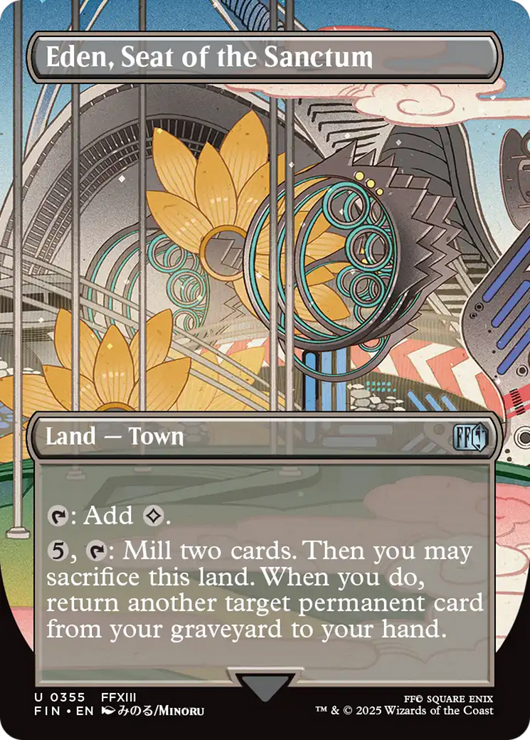 Eden, Seat of the Sanctum (Borderless) [FINAL FANTASY] | L.A. Mood Comics and Games