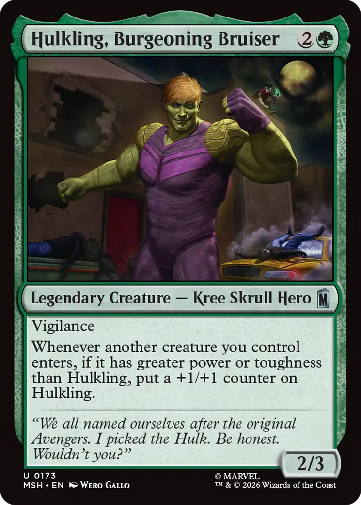 Hulkling, Burgeoning Bruiser [Marvel Super Heroes] | L.A. Mood Comics and Games