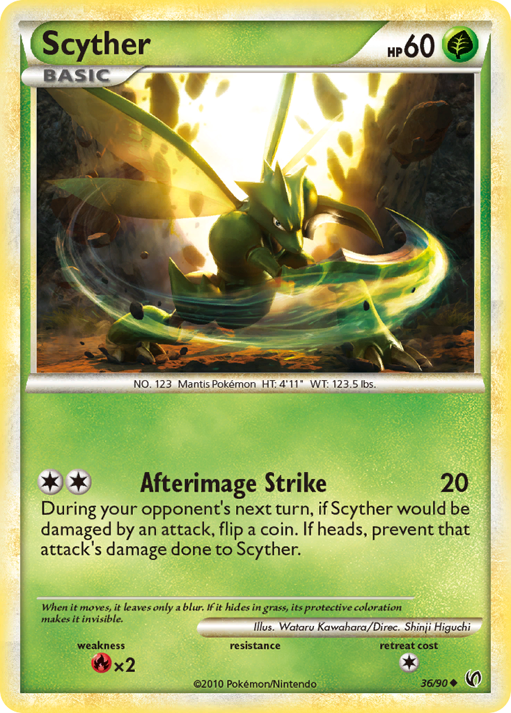 Scyther (36/90) [HeartGold & SoulSilver: Undaunted] | L.A. Mood Comics and Games