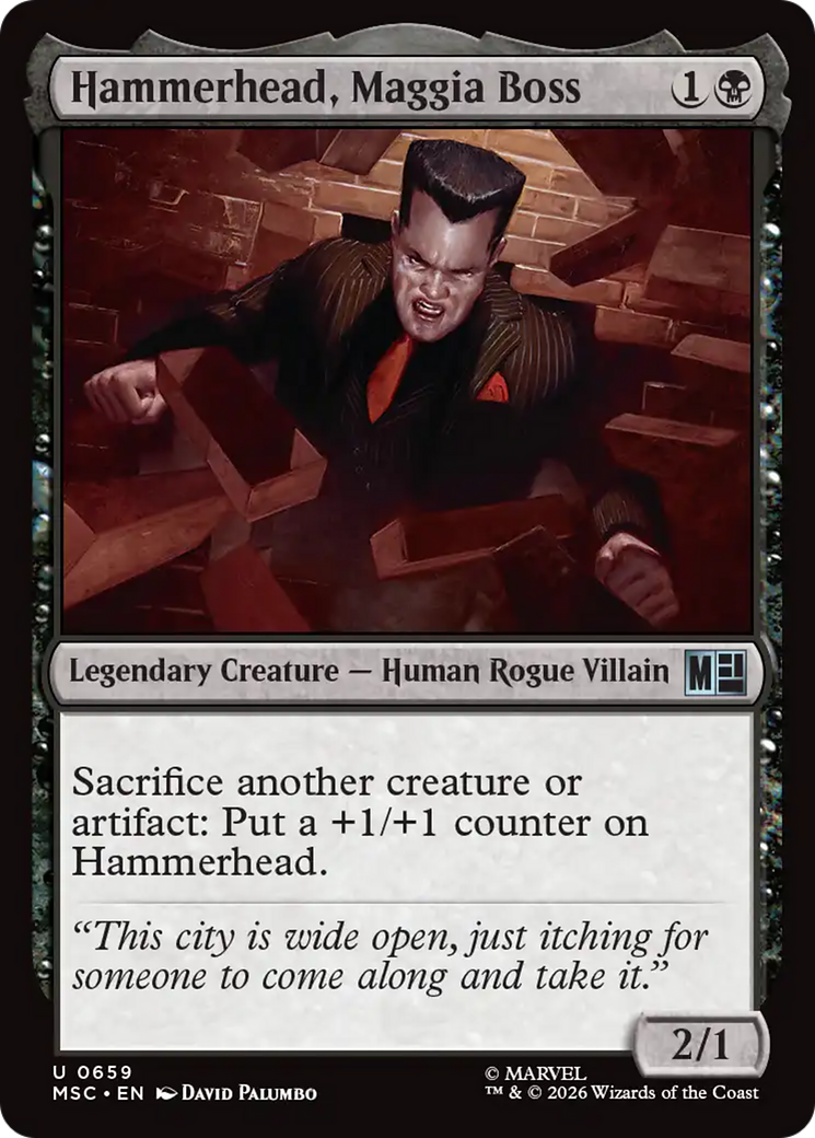 Hammerhead, Maggia Boss [Marvel Super Heroes Commander] | L.A. Mood Comics and Games