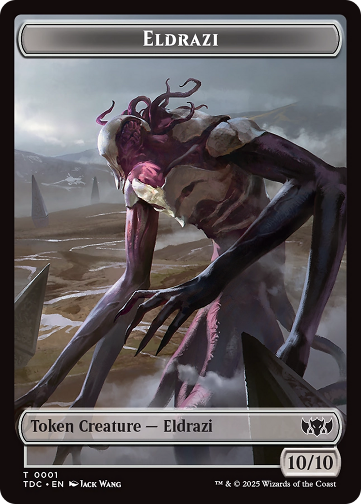 Eldrazi // Citizen Double-Sided Token [Tarkir: Dragonstorm Commander Tokens] | L.A. Mood Comics and Games
