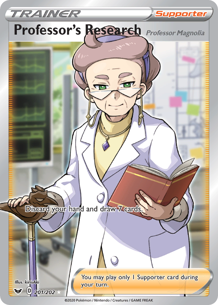 Professor's Research (201/202) (Professor Magnolia) [Sword & Shield: Base Set] | L.A. Mood Comics and Games