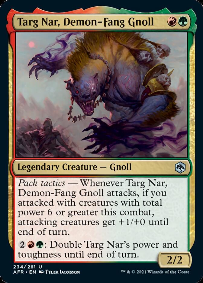 Targ Nar, Demon-Fang Gnoll [Dungeons & Dragons: Adventures in the Forgotten Realms] | L.A. Mood Comics and Games