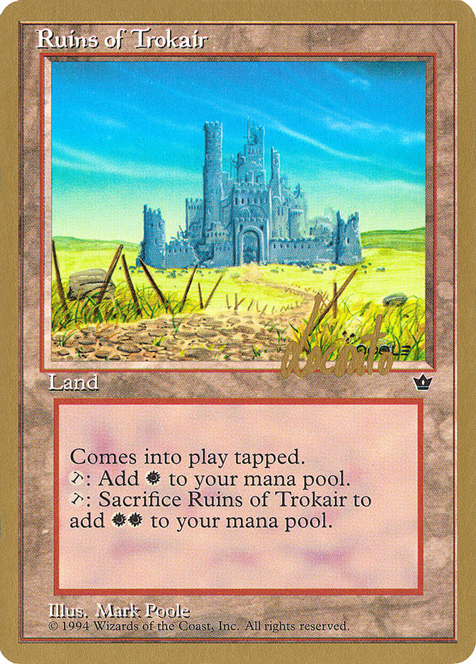 Ruins of Trokair (Michael Loconto) [Pro Tour Collector Set] | L.A. Mood Comics and Games