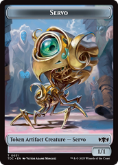 Servo // Warrior Double-Sided Token [Tarkir: Dragonstorm Commander Tokens] | L.A. Mood Comics and Games