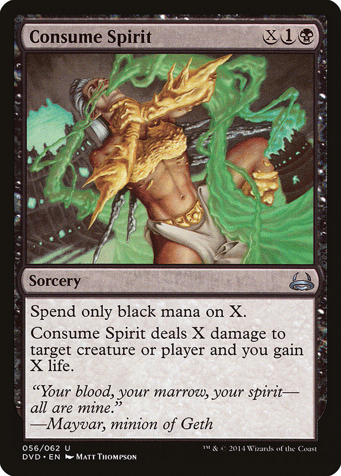 Consume Spirit (Divine vs. Demonic) [Duel Decks Anthology] | L.A. Mood Comics and Games