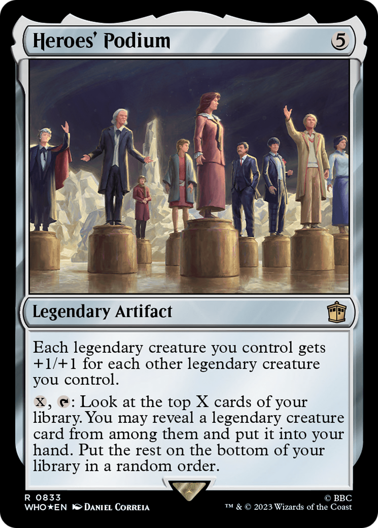 Heroes' Podium (Surge Foil) [Doctor Who] | L.A. Mood Comics and Games