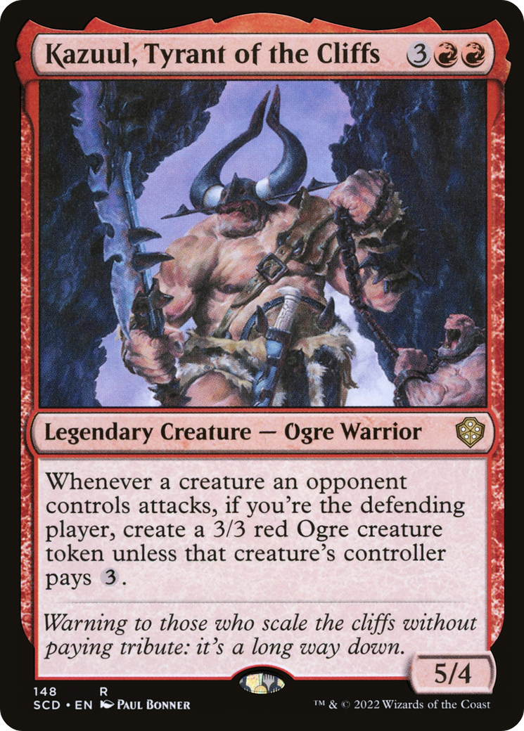 Kazuul, Tyrant of the Cliffs [Starter Commander Decks] | L.A. Mood Comics and Games