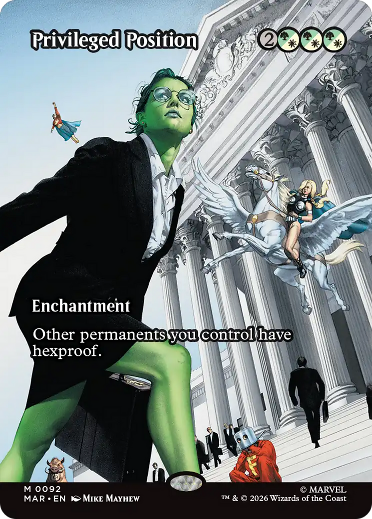Privileged Position (Borderless) [Marvel Universe: Eternal-Legal] | L.A. Mood Comics and Games