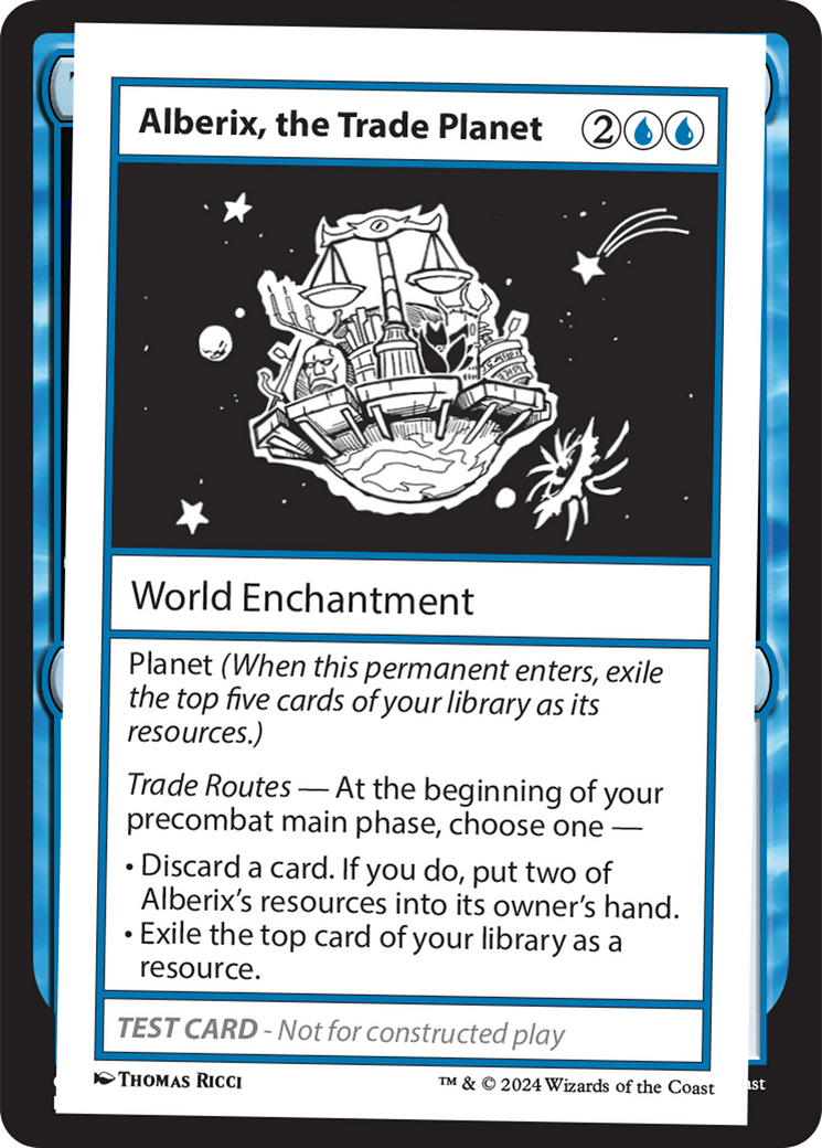 Alberix, the Trade Planet [Mystery Booster 2 Playtest Cards] | L.A. Mood Comics and Games