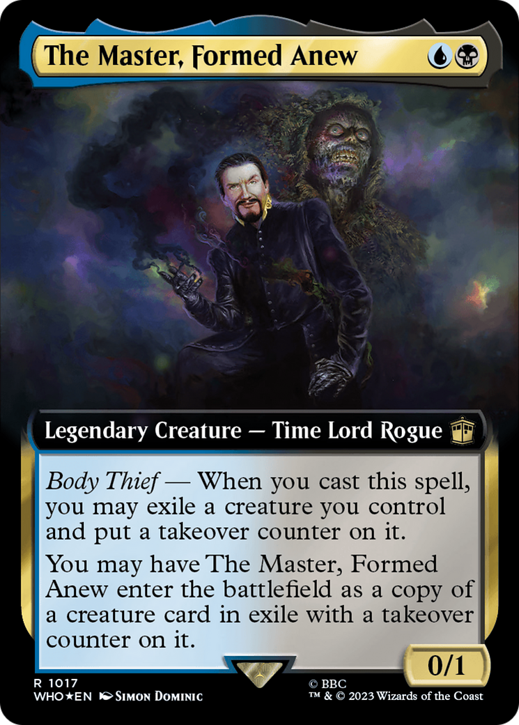 The Master, Formed Anew (Extended Art) (Surge Foil) [Doctor Who] | L.A. Mood Comics and Games