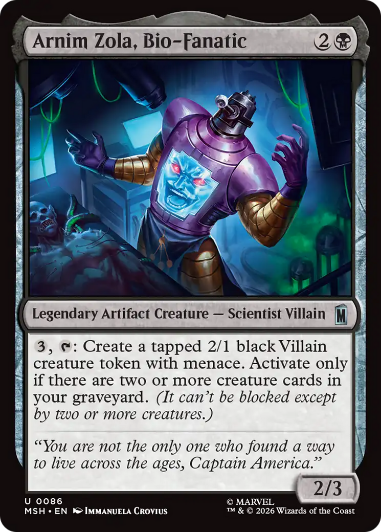 Arnim Zola, Bio-Fanatic [Marvel Super Heroes] | L.A. Mood Comics and Games