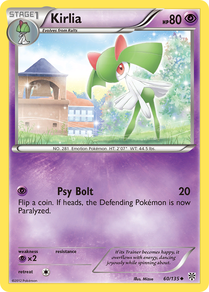 Kirlia (60/135) [Black & White: Plasma Storm] | L.A. Mood Comics and Games