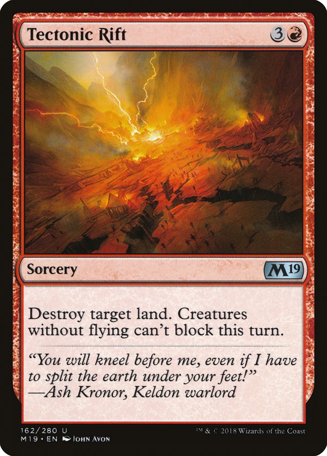 Tectonic Rift [Core Set 2019] | L.A. Mood Comics and Games