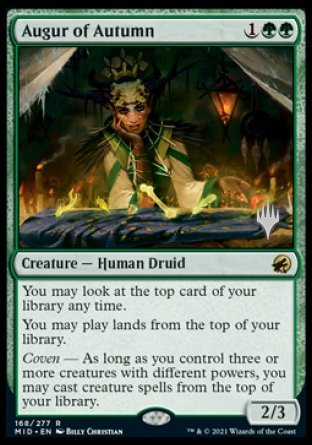 Augur of Autumn (Promo Pack) [Innistrad: Midnight Hunt Promos] | L.A. Mood Comics and Games