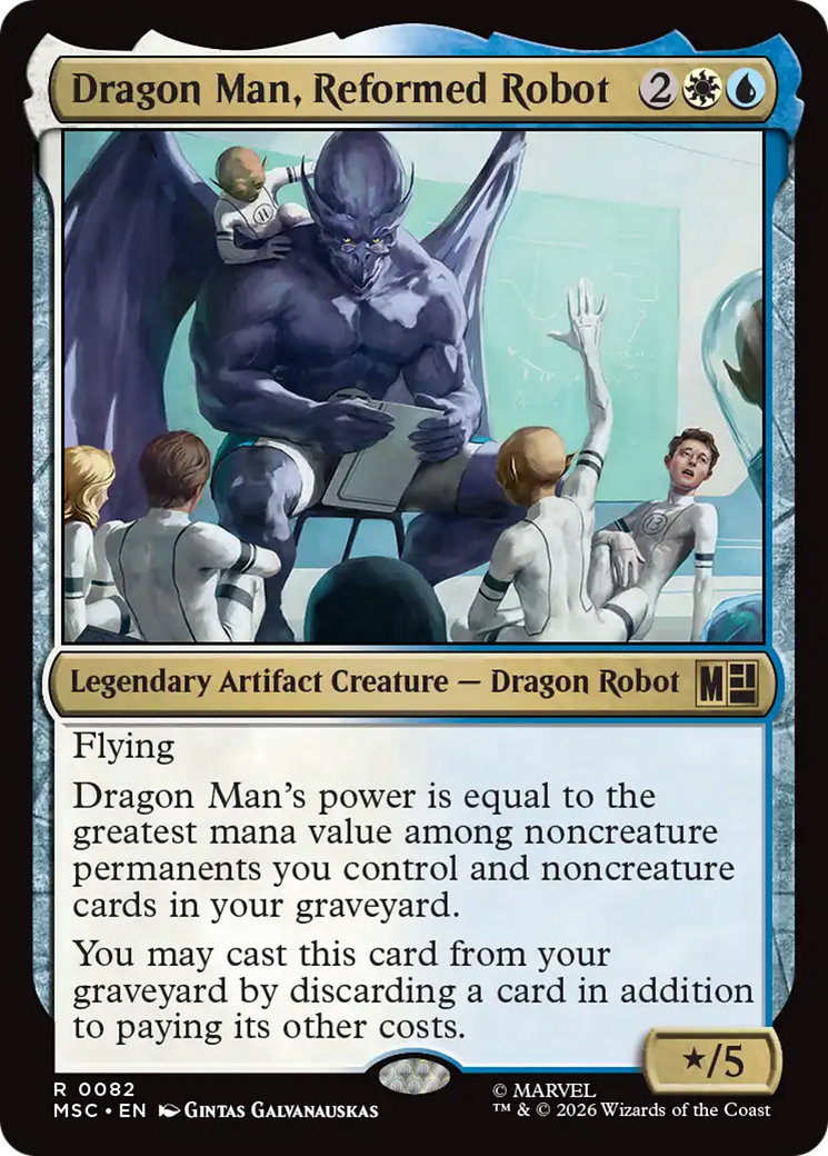 Dragon Man, Reformed Robot (Surge Foil) [Marvel Super Heroes Commander] | L.A. Mood Comics and Games