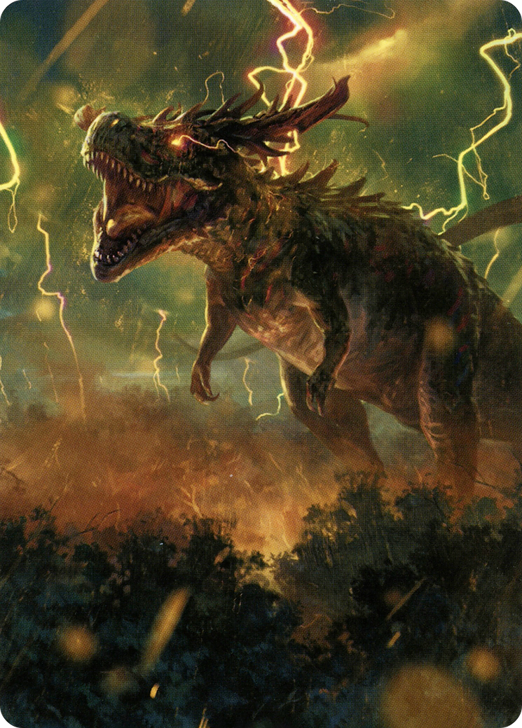 Thrasta, Tempest's Roar Art Card (42) [Modern Horizons 2 Art Series] | L.A. Mood Comics and Games