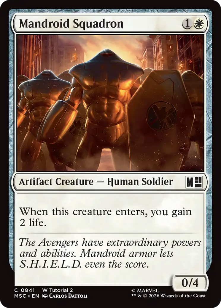 Mandroid Squadron (0841) [Marvel Super Heroes Commander] | L.A. Mood Comics and Games