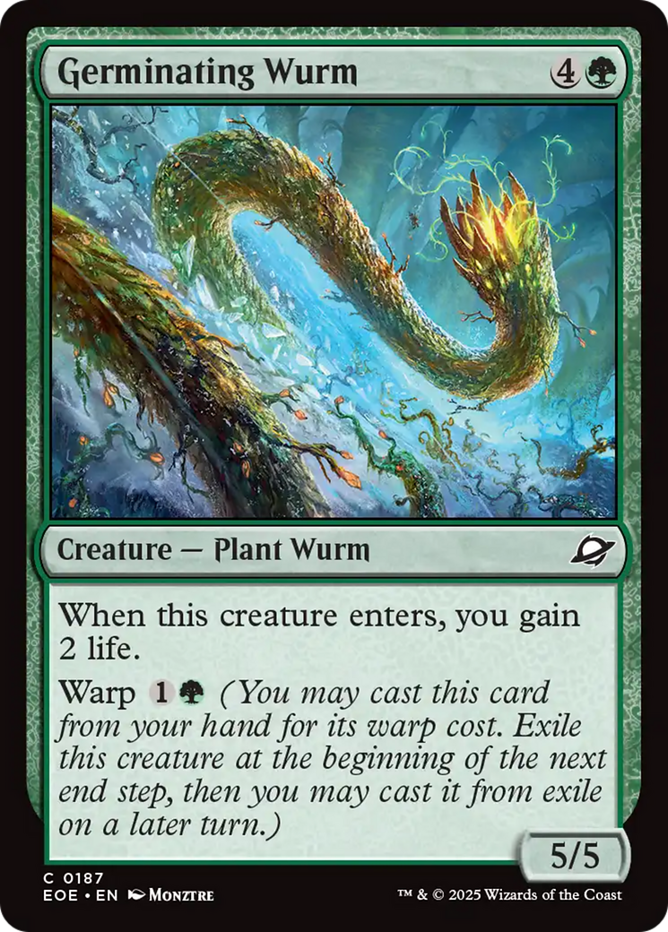 Germinating Wurm [Edge of Eternities] | L.A. Mood Comics and Games
