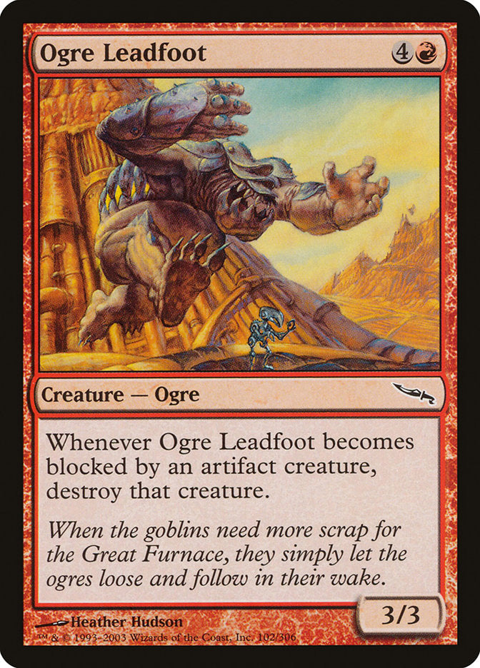 Ogre Leadfoot [Mirrodin] | L.A. Mood Comics and Games
