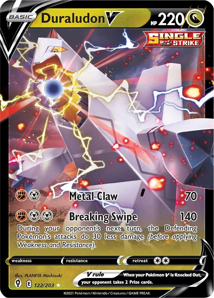 Duraludon V (122/203) [Sword & Shield: Evolving Skies] | L.A. Mood Comics and Games
