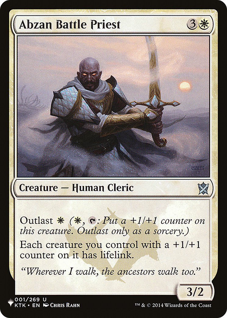 Abzan Battle Priest [The List Reprints] | L.A. Mood Comics and Games