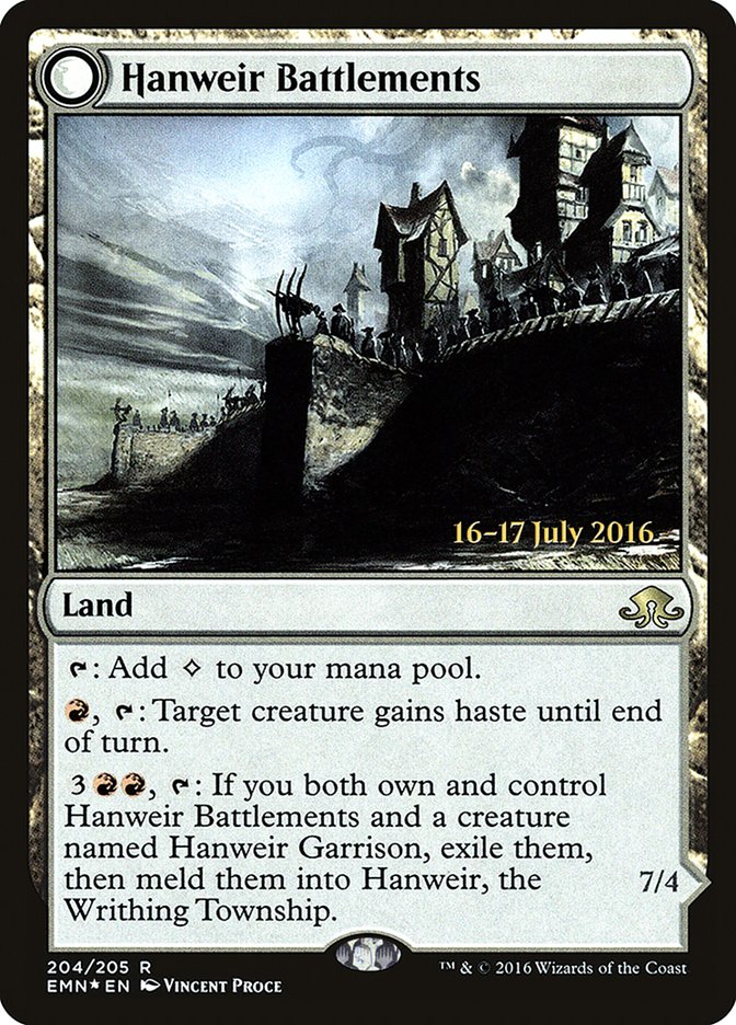 Hanweir Battlements [Eldritch Moon Prerelease Promos] | L.A. Mood Comics and Games