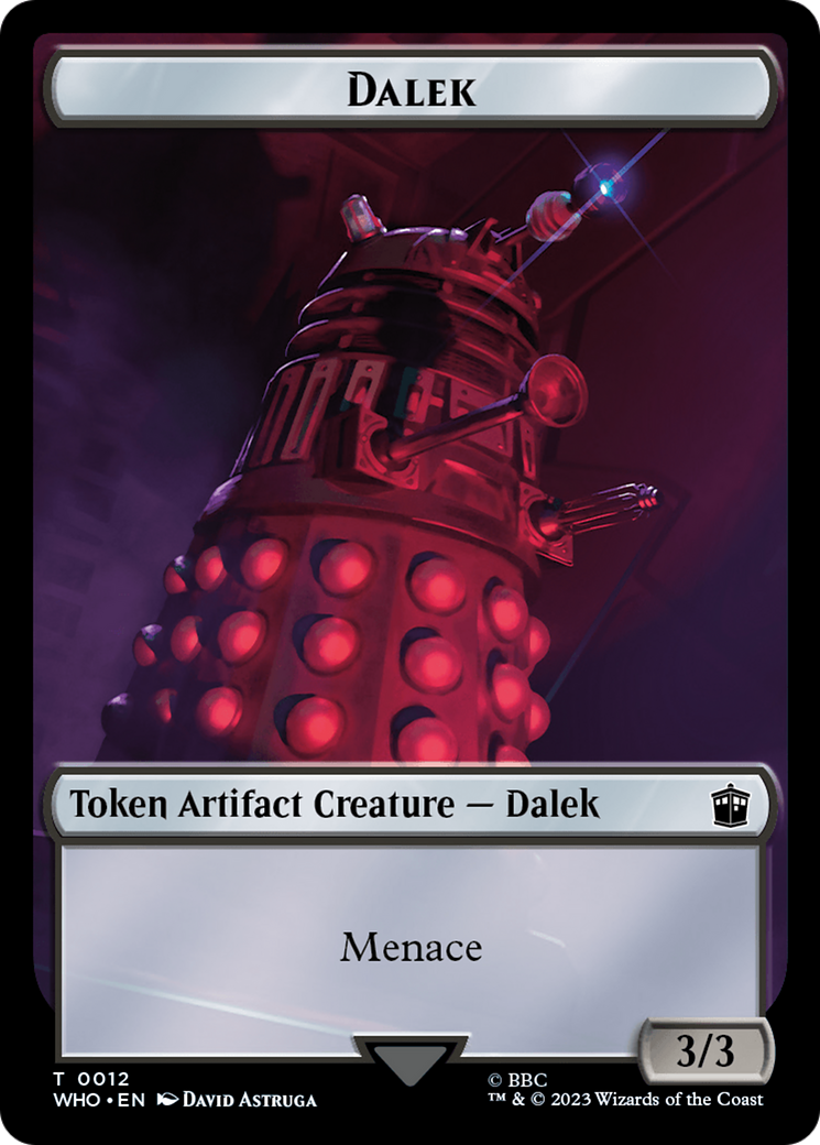 Dalek // Alien Insect Double-Sided Token [Doctor Who Tokens] | L.A. Mood Comics and Games