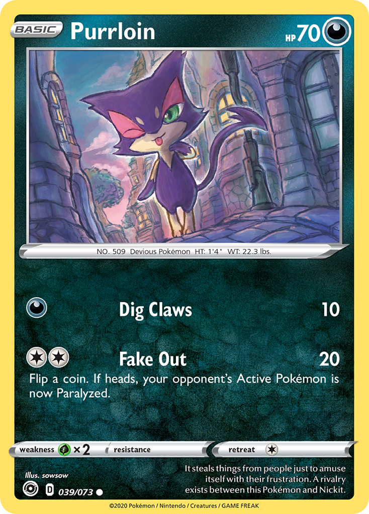 Purrloin (039/073) [Sword & Shield: Champion's Path] | L.A. Mood Comics and Games