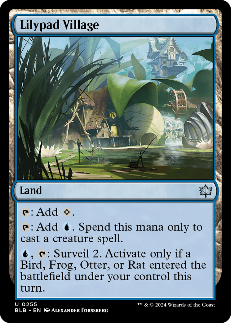 Lilypad Village [Bloomburrow] | L.A. Mood Comics and Games