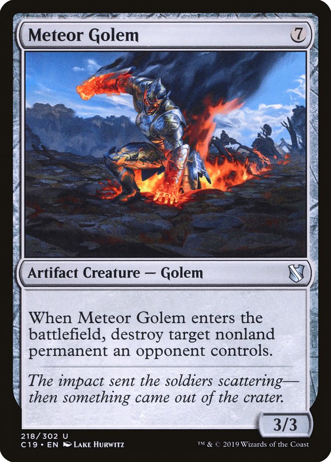 Meteor Golem [Commander 2019] | L.A. Mood Comics and Games