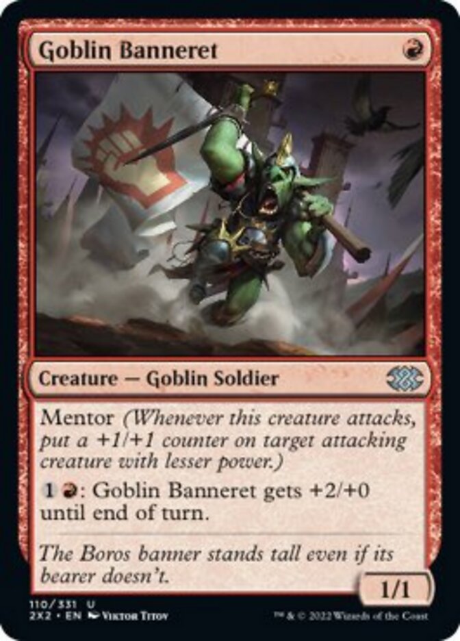 Goblin Banneret [Double Masters 2022] | L.A. Mood Comics and Games