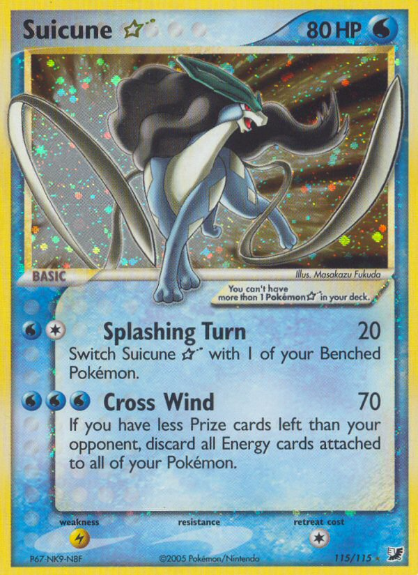 Suicune Star (115/115) [EX: Unseen Forces] | L.A. Mood Comics and Games