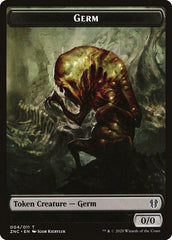 Faerie Rogue // Germ Double-Sided Token [Zendikar Rising Commander Tokens] | L.A. Mood Comics and Games