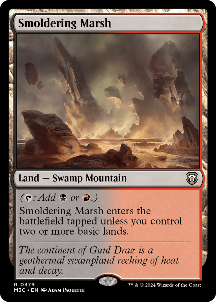 Smoldering Marsh [Modern Horizons 3 Commander] | L.A. Mood Comics and Games