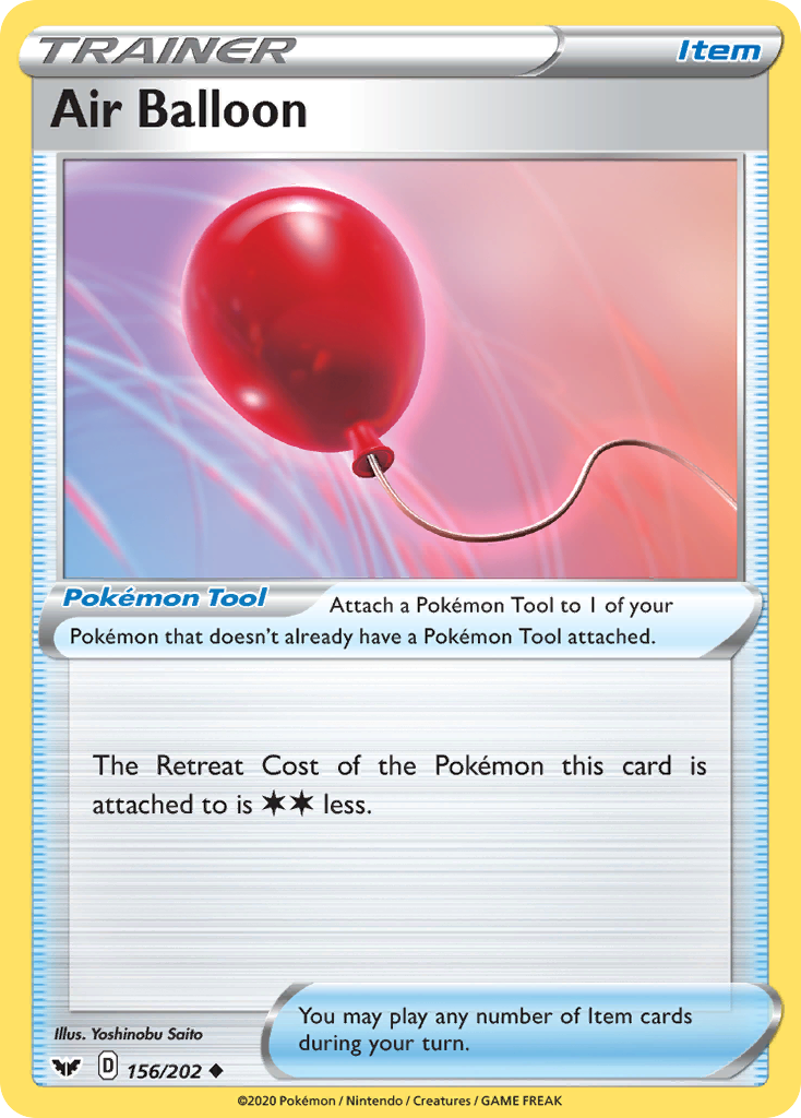 Air Balloon (156/202) [Sword & Shield: Base Set] | L.A. Mood Comics and Games