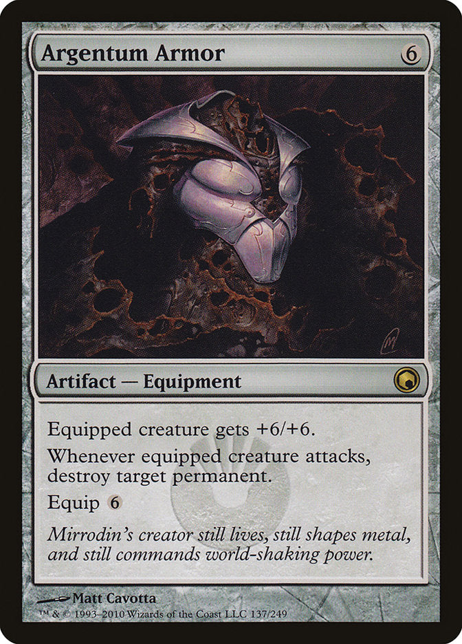 Argentum Armor [Scars of Mirrodin] | L.A. Mood Comics and Games