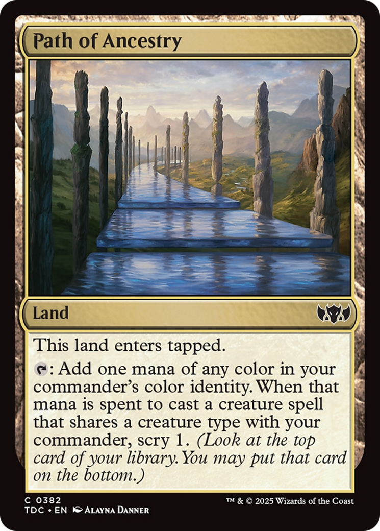 Path of Ancestry [Tarkir: Dragonstorm Commander] | L.A. Mood Comics and Games