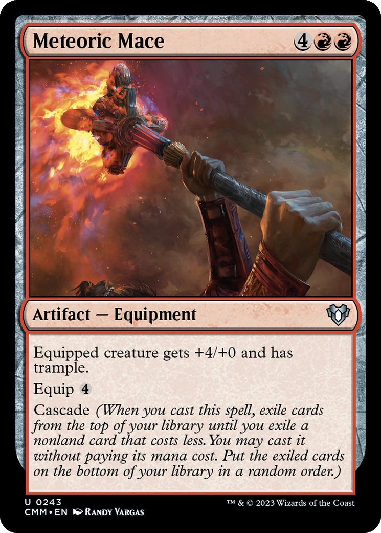 Meteoric Mace [Commander Masters] | L.A. Mood Comics and Games