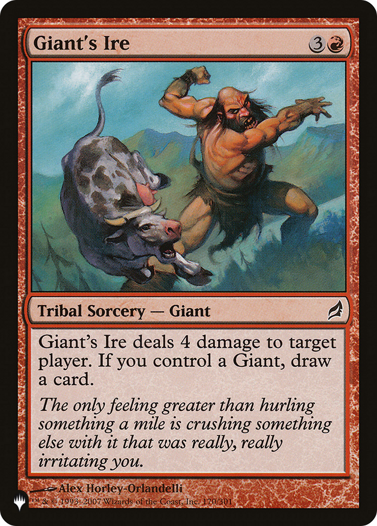 Giant's Ire [The List] | L.A. Mood Comics and Games