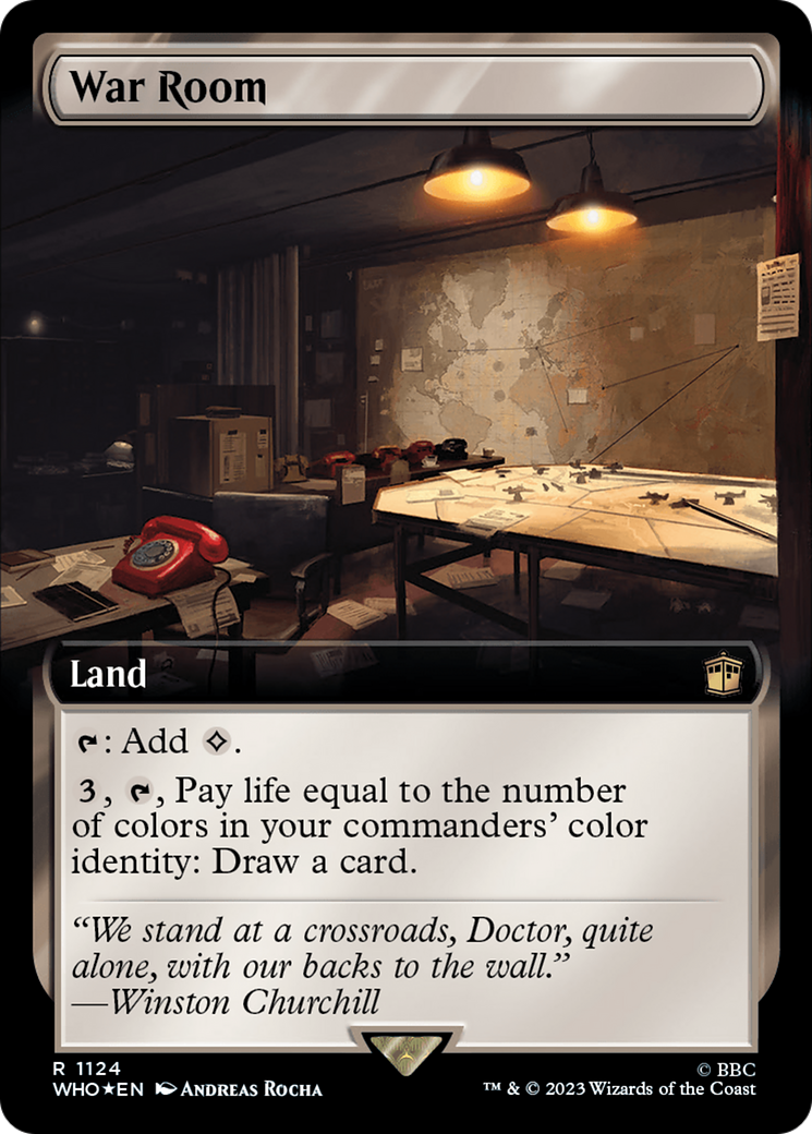 War Room (Extended Art) (Surge Foil) [Doctor Who] | L.A. Mood Comics and Games