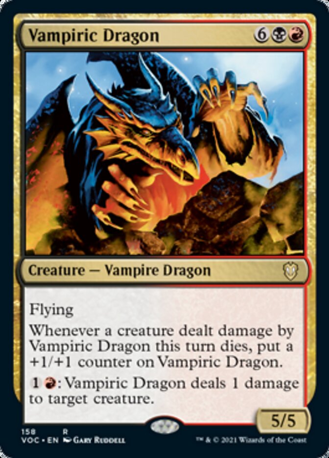 Vampiric Dragon [Innistrad: Crimson Vow Commander] | L.A. Mood Comics and Games