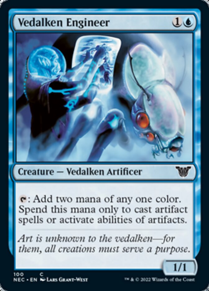Vedalken Engineer [Kamigawa: Neon Dynasty Commander] | L.A. Mood Comics and Games