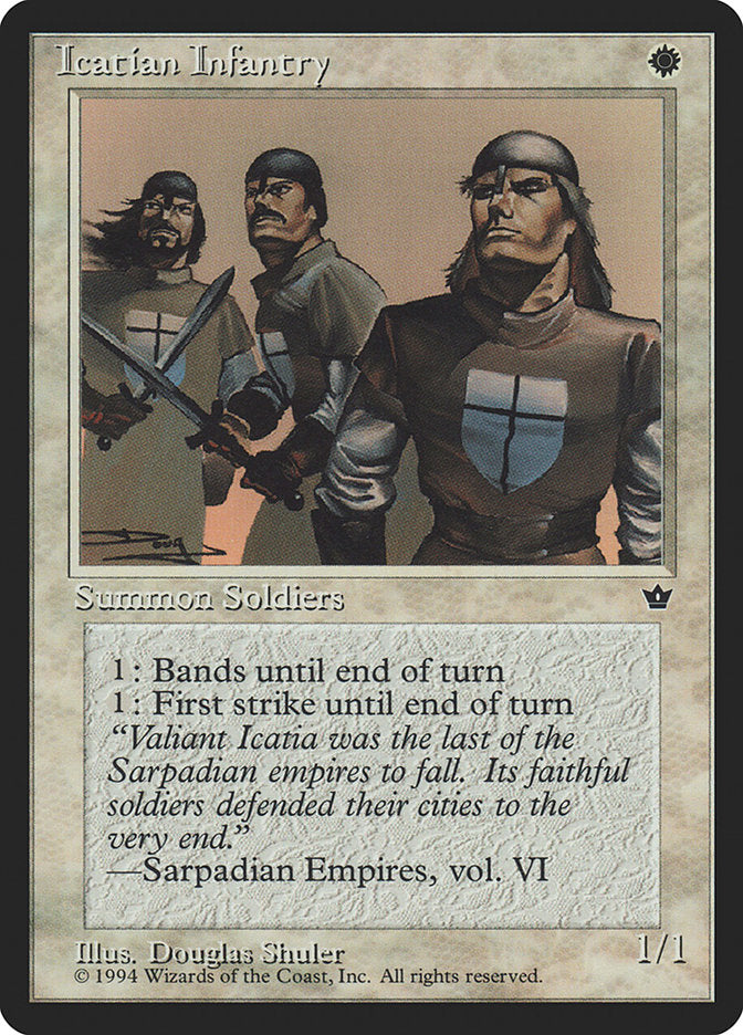 Icatian Infantry (Douglas Shuler) [Fallen Empires] | L.A. Mood Comics and Games
